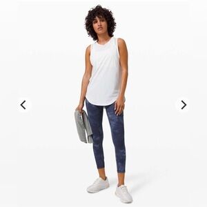 Lululemon Invigorate High-Rise Tight 25” Diamond Dye Naval Blue Size 6 Leggings